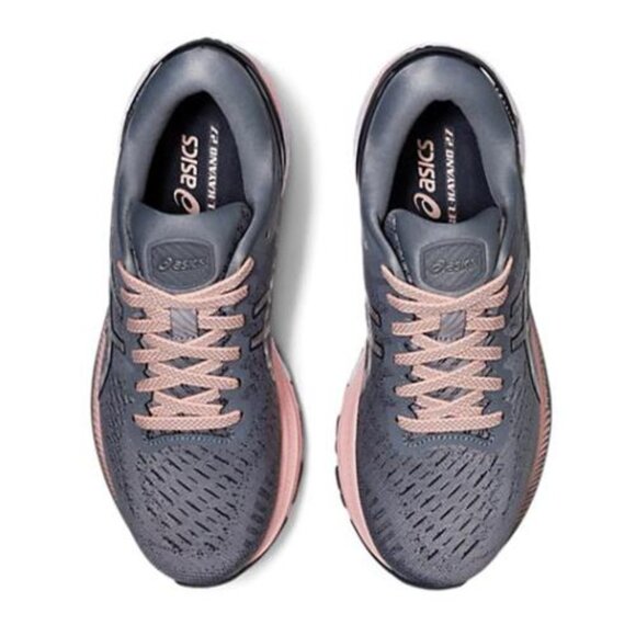 ASICS Women's Gel Kayano 27 Running Shoes Size 8.5D In Sheet Rock/Pure Silver - Picture 3 of 9